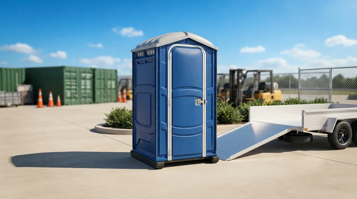 Portable toilet delivery crew serving Montgomery, AL